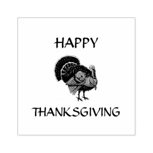 Turkey Thanksgiving Design  Art Stamp