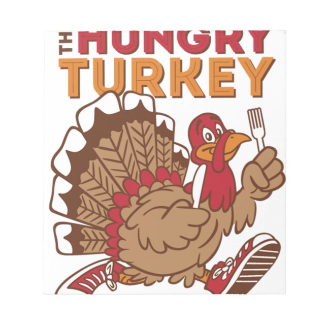 turkey thanksgiving notepad (Front)