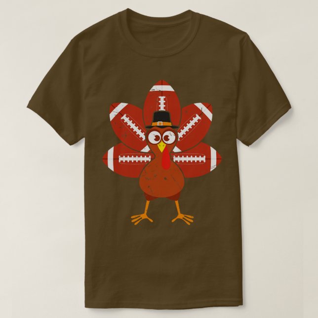 Turkey Thanksgiving T-Shirt (Design Front)