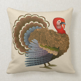 Turkey Thanksgiving Throw Pillow