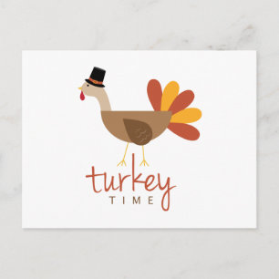 Turkey Time Postcard