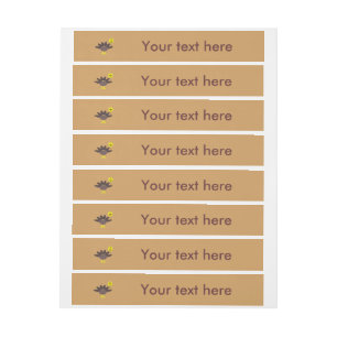 Turkey Time Thanksgiving Customisable Labels
