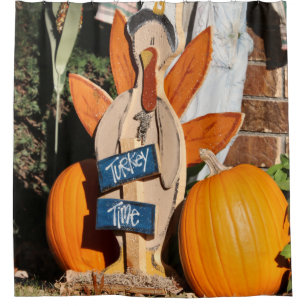 Turkey Timer Shower Curtain
