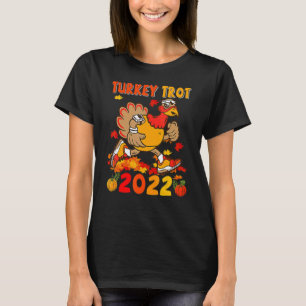 Turkey Trot 2022 Thanksgiving Turkey Running Runne T-Shirt
