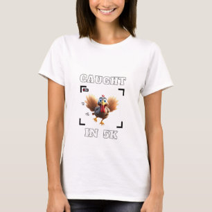 Turkey Trot Happy Thanksgiving Funny Run T-Shirt