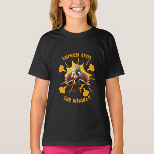 Turkey Trot Happy Thanksgiving Funny Run T-Shirt
