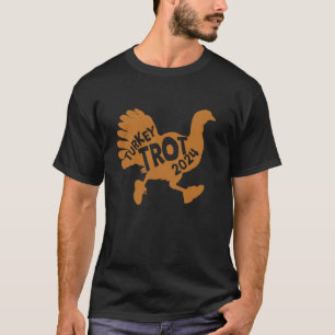 Turkey Trot Squad 2024 Funny Thanksgiving Day Run  T-Shirt
