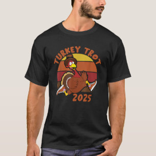 Turkey Trot Squad 2025 Funny Thanksgiving Day Run T-Shirt
