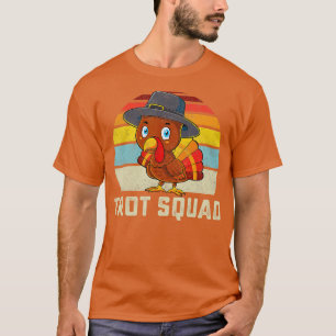 Turkey Trot Squad Thanksgiving Run Costume Men Wom T-Shirt