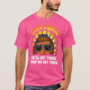 Turkey Trot Squad  Thanksgiving Running Costume T-Shirt