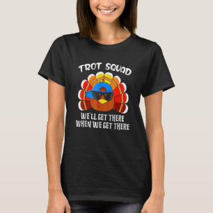 Turkey Trot Squad Thanksgiving Running Costume T-Shirt