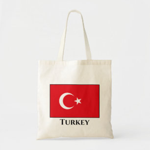 Turkey (Turkish) Flag Tote Bag