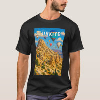 Turkey Turkiye Illustration Travel Art Vintage