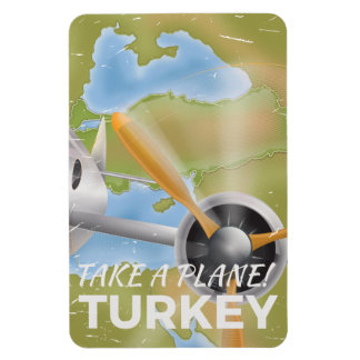 Turkey vintage travel poster magnet
