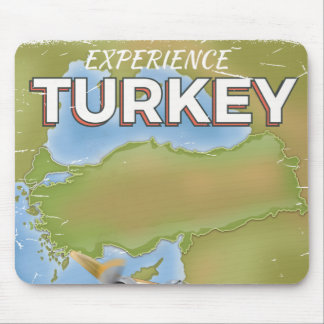 Turkey vintage travel poster mouse mat