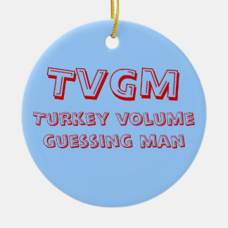 Turkey Volume Guessing Man Ceramic Tree Decoration