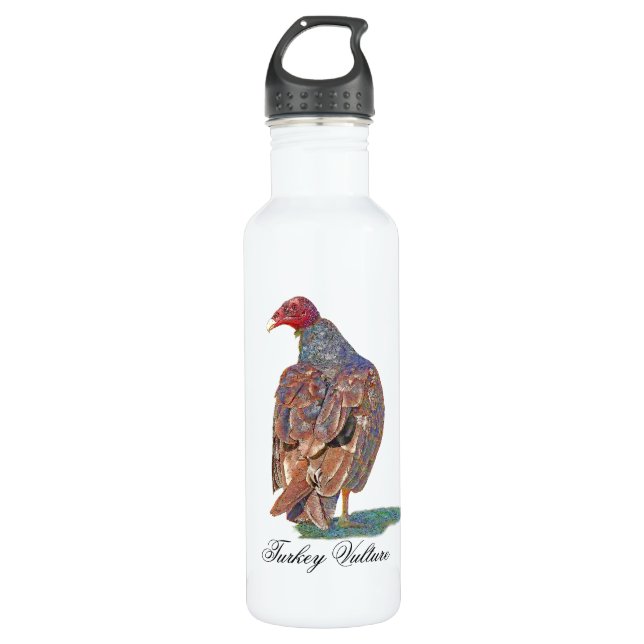 TURKEY VULTURE 710 ML WATER BOTTLE (Front)