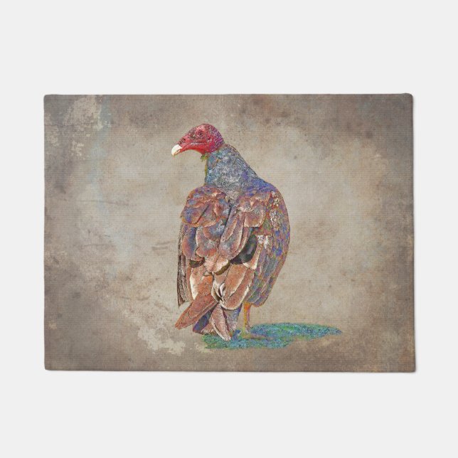 TURKEY VULTURE DOORMAT (Front)