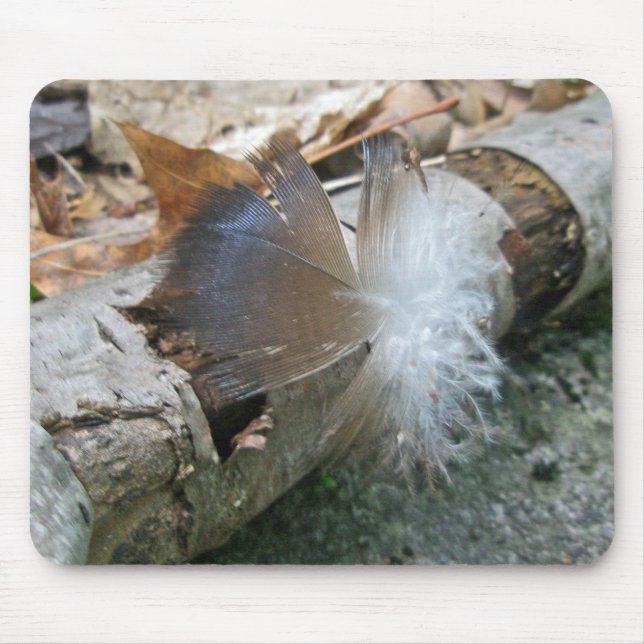 Turkey Vulture Feather Coordinating Items Mouse Mat (Front)