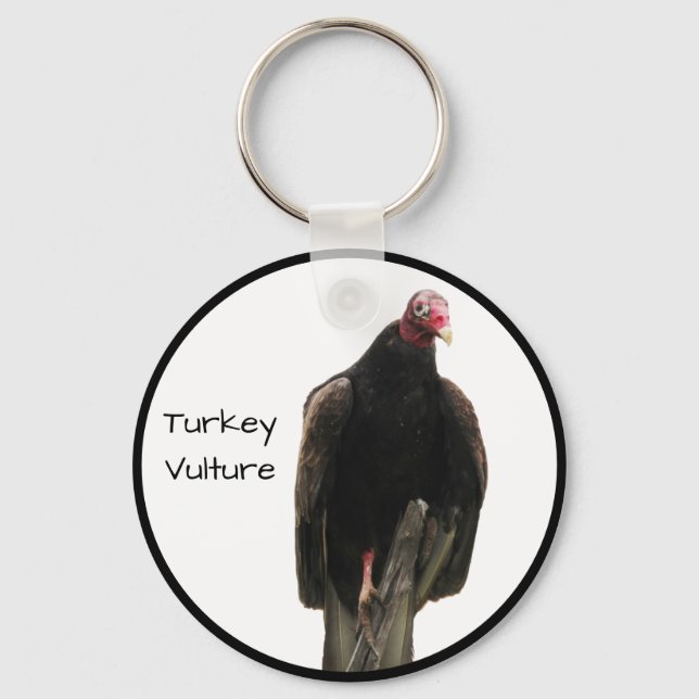 Turkey Vulture Key Ring (Front)