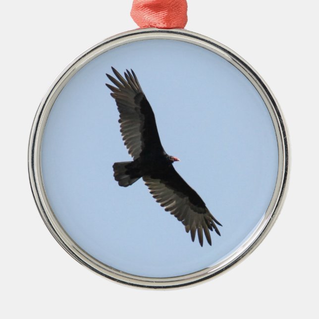 Turkey Vulture Metal Tree Decoration (Front)