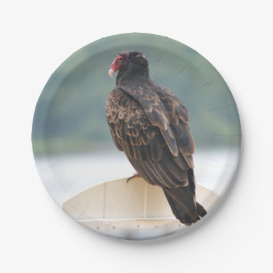Turkey Vulture Paper Plate