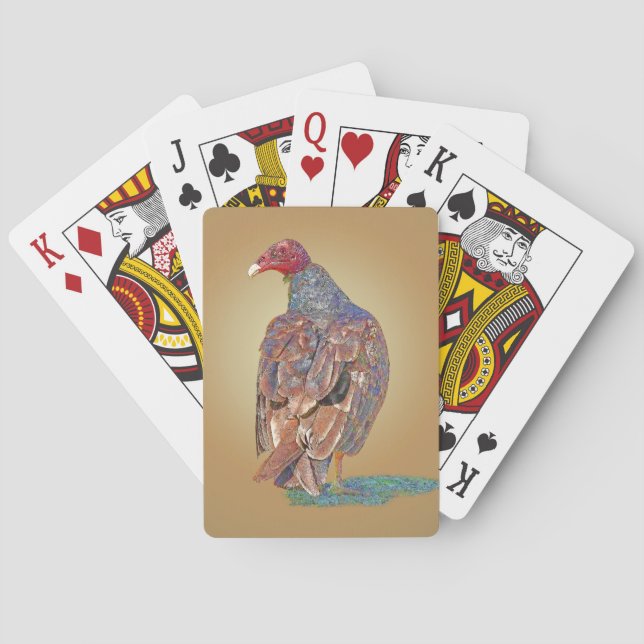TURKEY VULTURE PLAYING CARDS (Back)