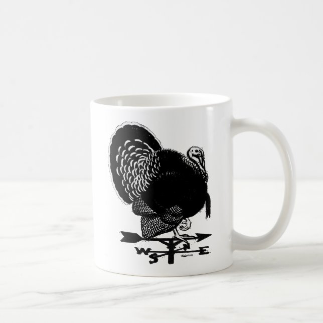 Turkey Weathervane Coffee Mug (Right)
