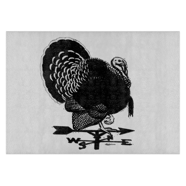 Turkey Weathervane Cutting Board (Front)