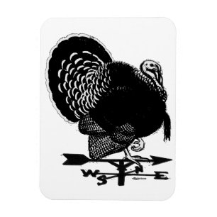 Turkey Weathervane Magnet