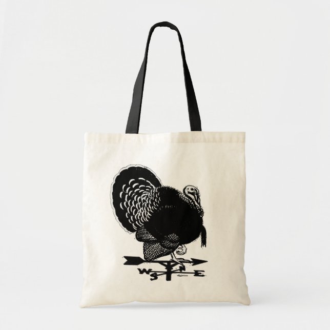 Turkey Weathervane Tote Bag (Front)