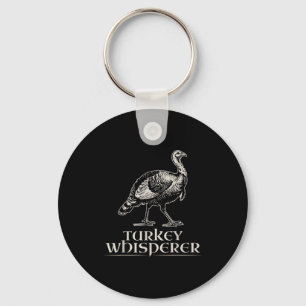Turkey Whisperer Funny Hunting Gift For Men Women Key Ring