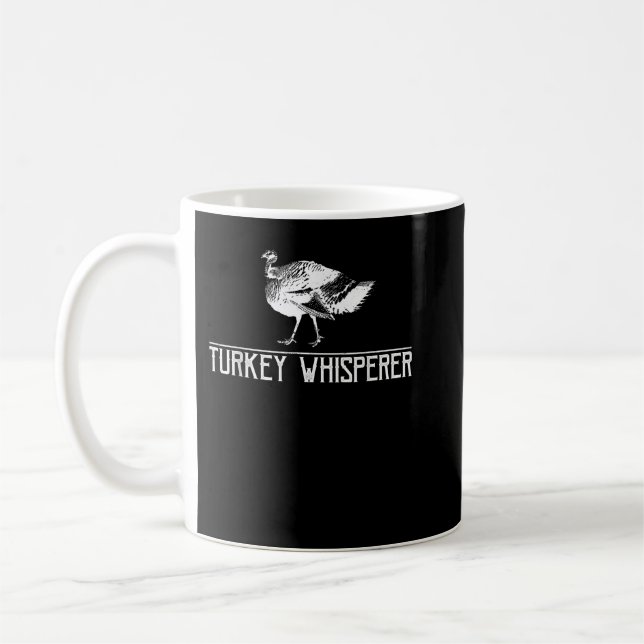 Turkey Whisperer-Turkey Hunting-Turkey Hunting Sea Coffee Mug (Left)