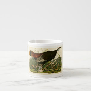 Turkey Wild Audubon Bird Painting Espresso Cup