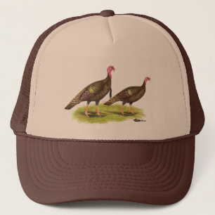 Turkey:  Wild Bronze Trucker Hat