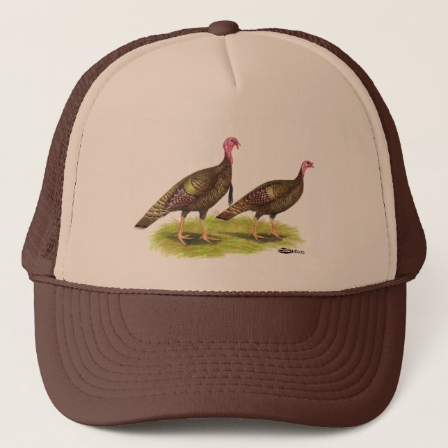 Turkey:  Wild Bronze Trucker Hat (Front)