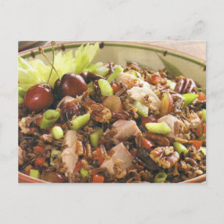 Turkey Wild Rice Salad Recipe Postcard