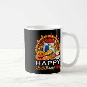 Turkey Witch Volleyball Ball Xmas Lights Hallothan Coffee Mug