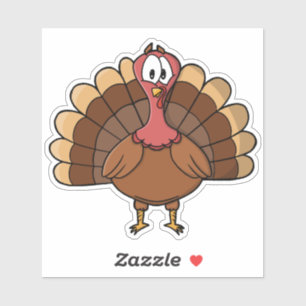 Turkey with Wide Tail
