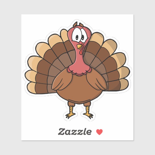 Turkey with Wide Tail (Sheet)