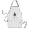 Turkeys are cool, pointillism custom aprons