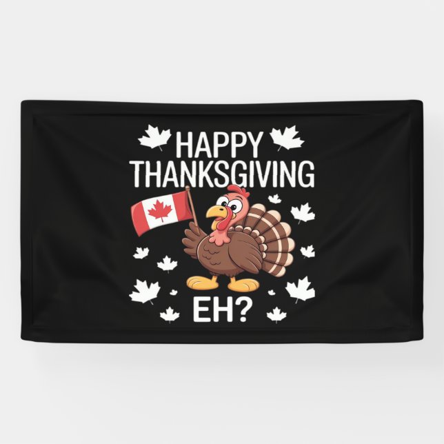 Turkey's Day Off Oversized T-Shirt Banner (Horizontal)