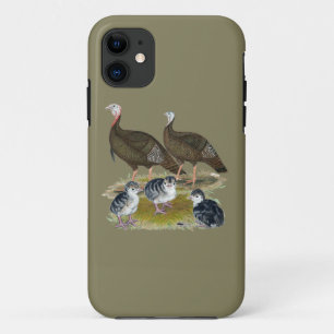 Turkeys Eastern Wild Family iPhone 11 Case
