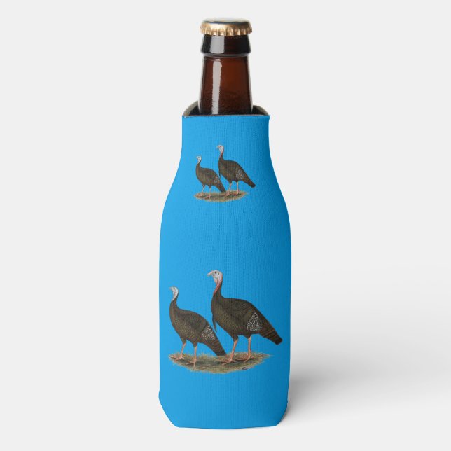 Turkeys Eastern Wild Pair Bottle Cooler (Bottle Front)
