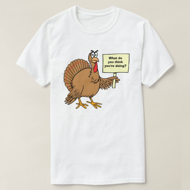 Turkeys Jokes T-Shirt (Design Front)