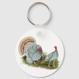 Turkeys: Lilac Key Ring