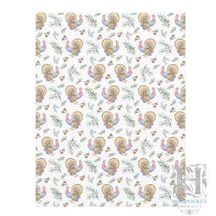 Turkeys Scrapbook Paper