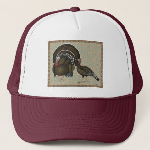 Turkeys Standard Bronze Portrait Trucker Hat