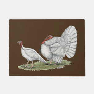 Turkeys White Holland Doormat
