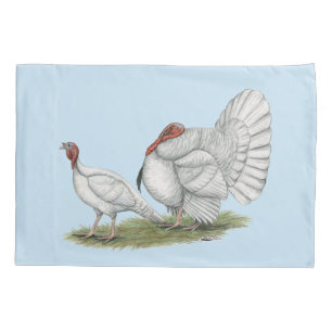 Turkeys White Holland Pillowcase